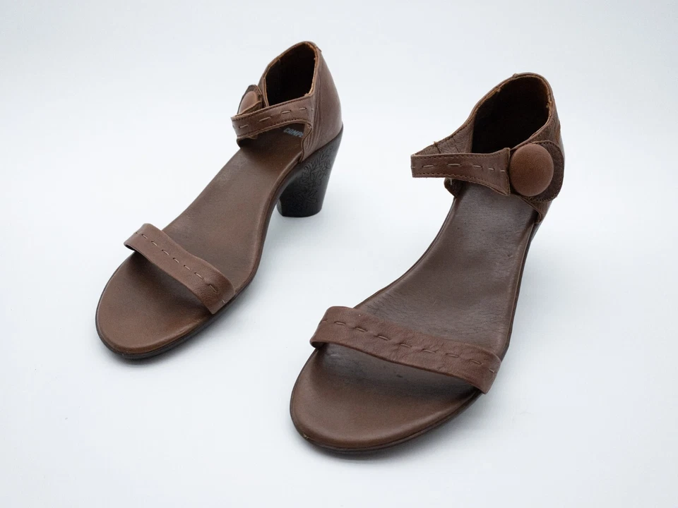 CAMPER Sandalia Para Dama Zapato De Verano Marrón Talla 37 EU Art 15903-50 - Imagen 1 de 3
