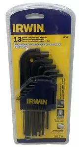 IRWIN (10753) 13PC Long Arm Hex Keys Set, Chrome Vanadium, Easy Access Organizer - Picture 1 of 2