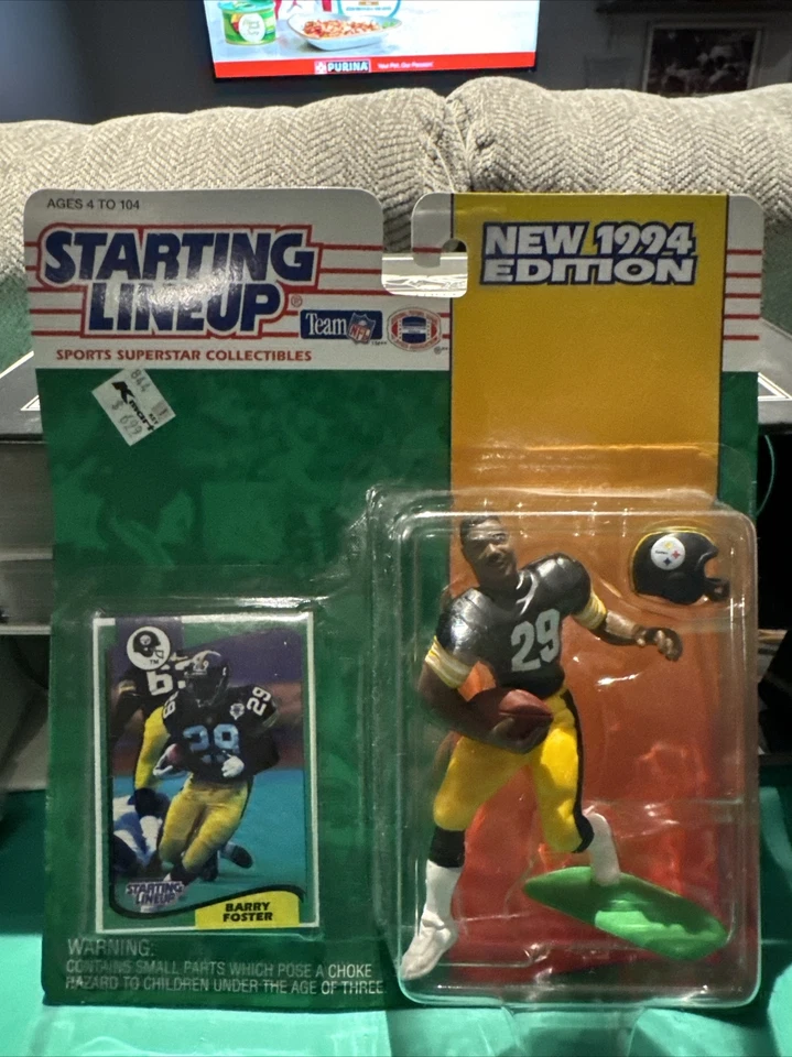 1994 Starting Lineup Barry Foster Figure SLU Pittsburgh Steelers - Image 1 of 1