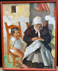Quadro per interni modernista impressionista metà secolo di José Bernal - Foto 1 di 5
