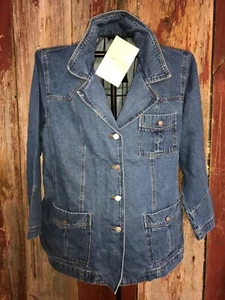 Neu Denim & Co 2X Denim Chore Jacke Mantel QVC...........u2 - Bild 1 von 5