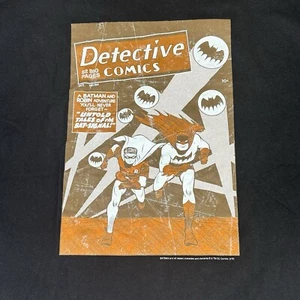 DC Detective Comics T-Shirt Herren XL Batman & Robin Schwarz Kurzarm Graphitti - Bild 1 von 14