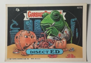 1987 Topps Garbage Pail Kids Disect Ed 401b - Bild 1 von 2