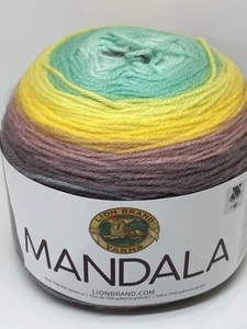 2 Stück Mandala Garn der Löwenmarke. Farbe: WALKÜRE. ~150g je Kuchen. Gebraucht Neu - Bild 1 von 8