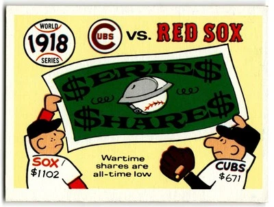 1968 Laughlin World Series 1918 Cubs vs Red Sox -Set Break "LOOK" Chicago Cubs - Image 1 of 2