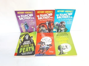 Anthony Horowitz Book Bundle 6x Paperbacks Scared to Death, The Diamond Brothers - Picture 1 of 24