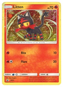 2017 Sonne & Mond Promos Litten Kosmos Holo Pokemon Auto #3 - Bild 1 von 2