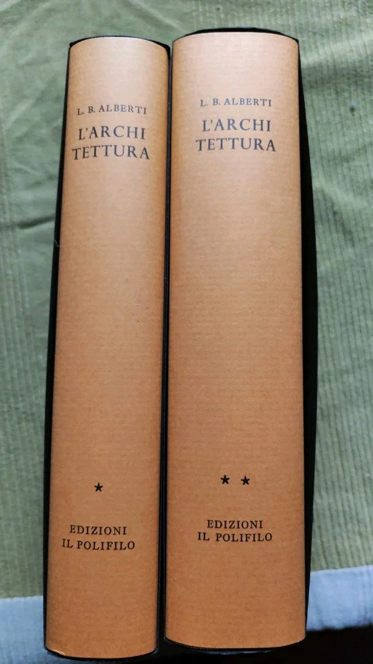 Leon Battista Alberti L' architettura Il Polifilo 2 volumi  - Immagine 1 di 1