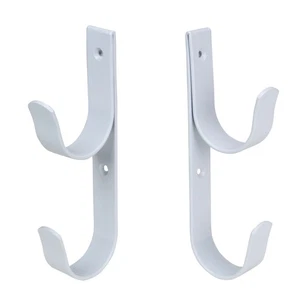 Swim Central 2 Herramientas Hidroeléctricas Aluminio 2 Ganchos Telepole Skimmer Mangueras Piscina Accesorio - Imagen 1 de 3