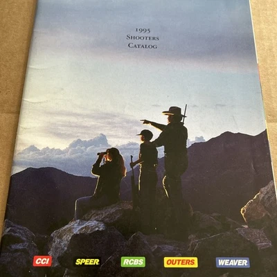 1995 BLOUNT INC SHOOTERS CATALOG, CCI, SPEER, RCBS, OUTERS, WEAVER - Image 1 of 4