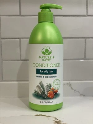 Nature's Gate Tea Tree & Sea Buckthorn Conditioner Oily Hair 18 fl oz/532 ml New - Image 1 of 3