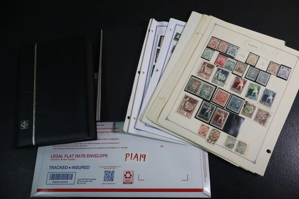 CKStamps : Excellent Mint & Used Baltic Latvia Stamps & Covers Collection Book  - Image 1 of 1