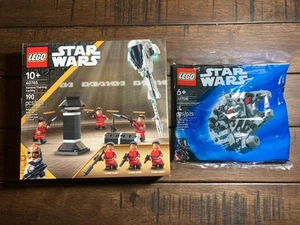 LEGO Star Wars 40765 Kamino Training Facility, 30708 Millennium Falcon New - Picture 1 of 5