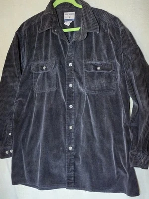 Vintage High Sierra Ribbed Corduroy Shirt Jacket Men's XL Button-Up*Black - Image 1 of 4