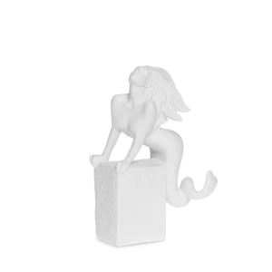 CHRISTEL by Sommer Figura Statuetta Zodiaco Capricorno 19cm Bianco Poliresina - Foto 1 di 1