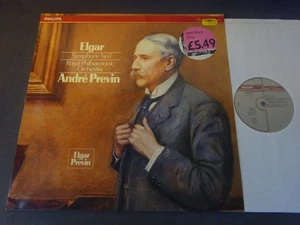 NM ELGAR - SYMPHONY NO 1 LP, Royal P/O, Andre Previn, PHILIPS 416 612-1 - Imagen 1 de 4