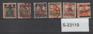 Germany 1920 Danzig overprint set S-23119 - Picture 1 of 1