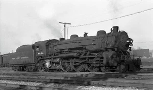 New York Central NYC Railroad 4884 4-6-2 Detroit MI Negative 1215 - Picture 1 of 1
