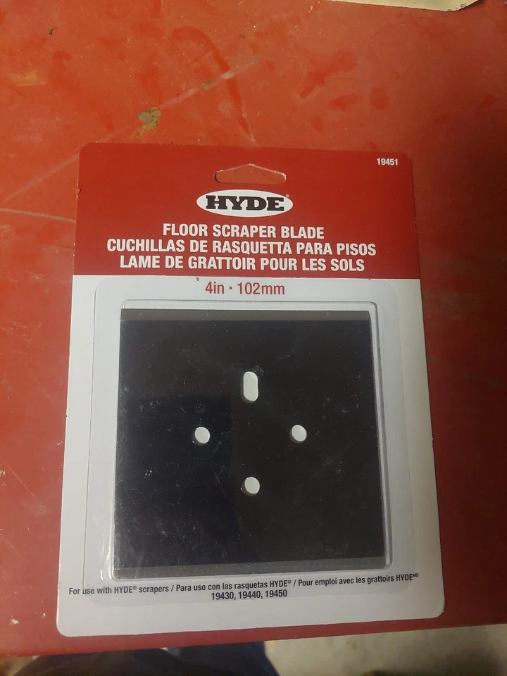 Hyde 19451 Scraper Blade,4 In,For 5Fzh2-4 - Изображение 1 из 2