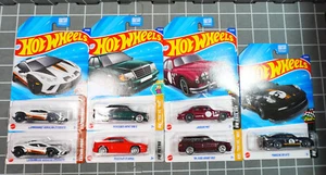 Hot Wheels 2025 Lamborghini Mercedes Jaguar Audi Maserati Porsche Lot of 7 - Picture 1 of 5
