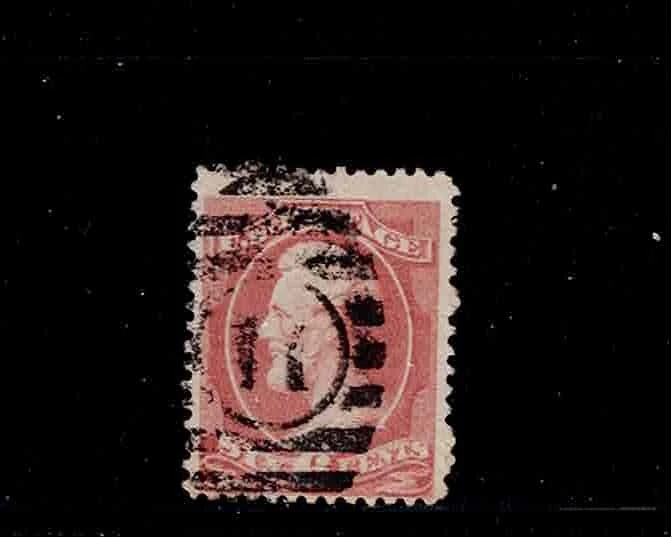 US Scott #208, Single 1882 Abraham Lincoln 6c FVF Used - Image 1 of 1