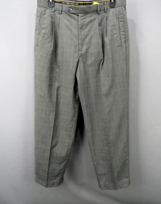 Pantalones plisados a cuadros Cutter & Buck para hombre talla 36/32 # TR 2409 Foto 1 de 4