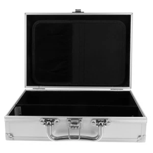 Estuche de negocios caja de herramientas de transporte de aluminio mini maletín de dinero de oficina - Imagen 1 de 12