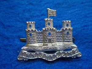 ROYAL INNISKILLING FUSILIERS SILVER PLATED PIPERS CAUBEEN, CAP BADGE + PIN - Picture 1 of 2