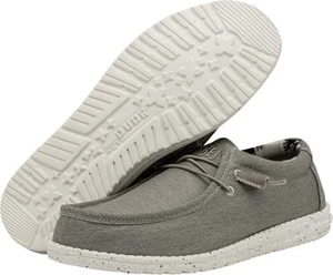 Hey Dude Mocassini Uomo Wally Elasticizzati Beige Scarpe Uomo Slip On - Foto 1 di 3