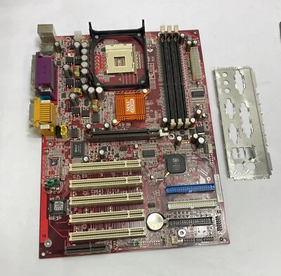 MSI 645 Ultra MS-6547 VER: 1 Socket 478 (LGA478) Motherboard / System Board & BP - Image 1 of 4