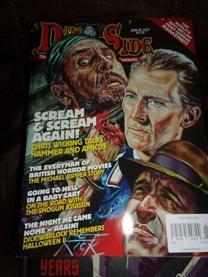 DARK SIDE MAGAZINE  #227 - NEW CONDITION!! BEGGED AND BOARDED!! - Image 1 of 2