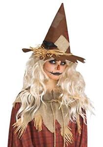 Fun World Scarecrow Hat Scary Standard Brown