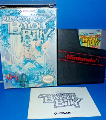 The Adventures of Bayou Billy Nintendo Entertainment System 1989 NES Working CIB - Image 1 of 4