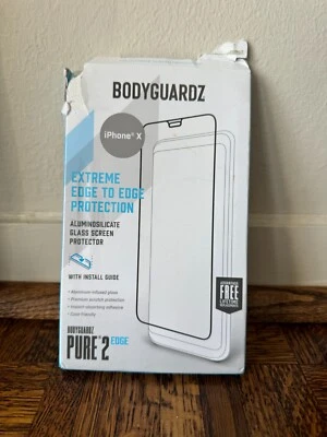 Protector de pantalla Bodyguardz Pure 2 iPhone X - Nuevo Foto 1 de 4