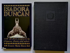 Vtg. 1979 Art Deco Sculptures Isadora Duncan 1st Limited Edition Hardcover/ Box - Foto 1 di 8