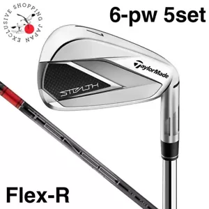 Taylormade Stealth Iron Clubs 6-pw 5p Set Tensei Red TM60 Graphite Shaft Flex R - Picture 1 of 13