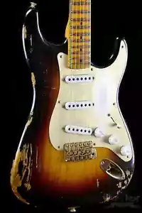 Sunburst Corpo Frassino Chitarra Elettrica, Finitura Lacca Nitrocellulosa Accordatori Vintage - Foto 1 di 5