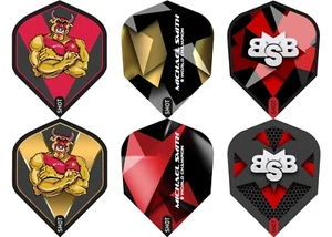 5 SETS [15]Shot Michael Smith Dart Flights | 100 Micron | Standard No2 oder No6 - Bild 1 von 13