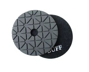 4" Supreme wet diamond polishing pad,  black buff - Picture 1 of 1