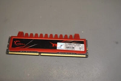 G.Skill Ripjaws 4GB F3-10666CL9T-12GBRL Ram DDR3-1333  FREE SHIPPING - Image 1 of 3