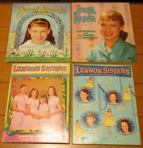 Lennon Sisters & Janet Lennon libri di carta per bambole (4 diversi) 1957--1961 - Foto 1 di 20