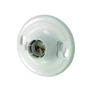 Leviton Plastic Keyless Lamp Holder Light Socket Fixture 660W 250V - Picture 1 of 7