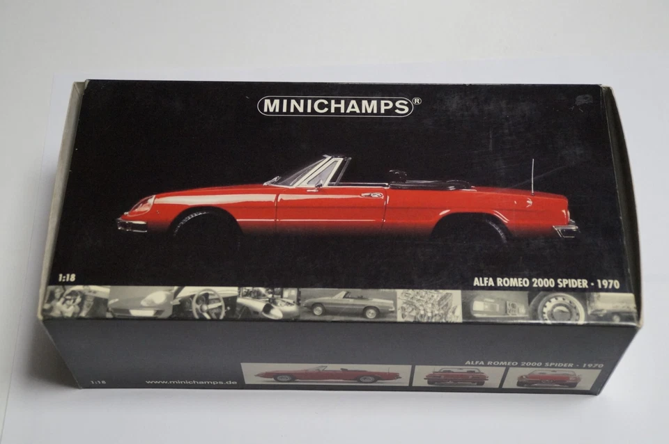 Alfa Romeo Spider 2000 - 1970 - MINICHAMPS 1:18 - (NUOVO) in scatola chiusa - Immagine 1 di 4