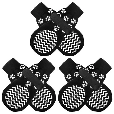Lindos Zapatos Antideslizantes para Mascota Perro Botas Calcetín para Pequeño Mediano Grande Cachorro Pata Prot Foto 1 de 4