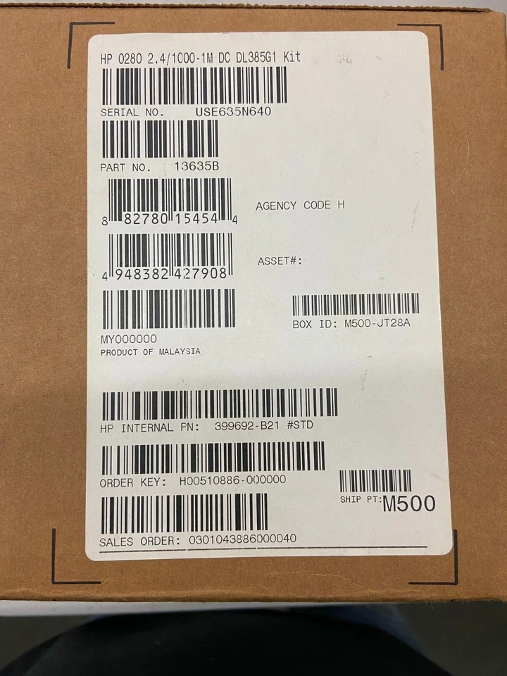 HP, 399692-B21, 2.4Ghz 280 Opteron CPU Kit for DL385 G1, NEW FACTORY SEALED! - Image 1 of 2