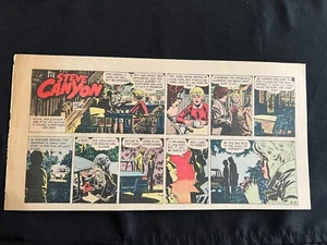 #01c Steve Canyon por Milton Caniff Lote de 2 Tiras Cómicas Domingo Tercera Página 1972 - Imagen 1 de 2