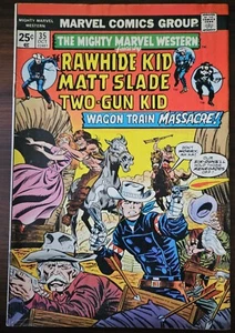 Marvel Comics Group Mighty Marvel Wester Rawhide Kid 1974 #35 Edad de Bronce en muy buen estado - Imagen 1 de 6