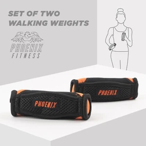 Par de pesas de mano para caminar 0,9 kg con correas para ejercicio fuerza fitness - Imagen 1 de 10
