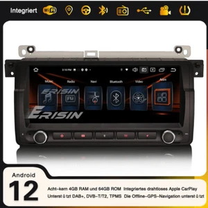 8,8" Navi 64GB Android 14 Autoradio BT 5.0 BMW 3er E46 320 325 M3 Rover 75 MG ZT - Bild 1 von 24
