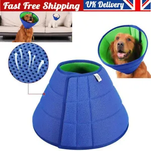 Pet Recovery Lightweight Dog Cone Collar Soft Anti Lick Wound Healing Puppy Cats - Picture 1 of 12